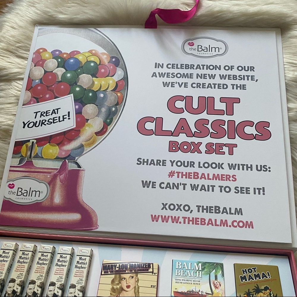 ☀️NEW RARE TheBalm Cult Classics Box Set PR Collection Box - Picture 8 of 9